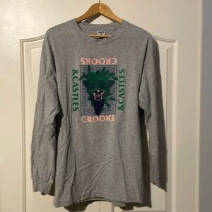 Crooks & Castles Grey Longsleeve Tee